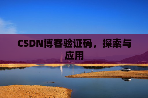 CSDN博客验证码，探索与应用